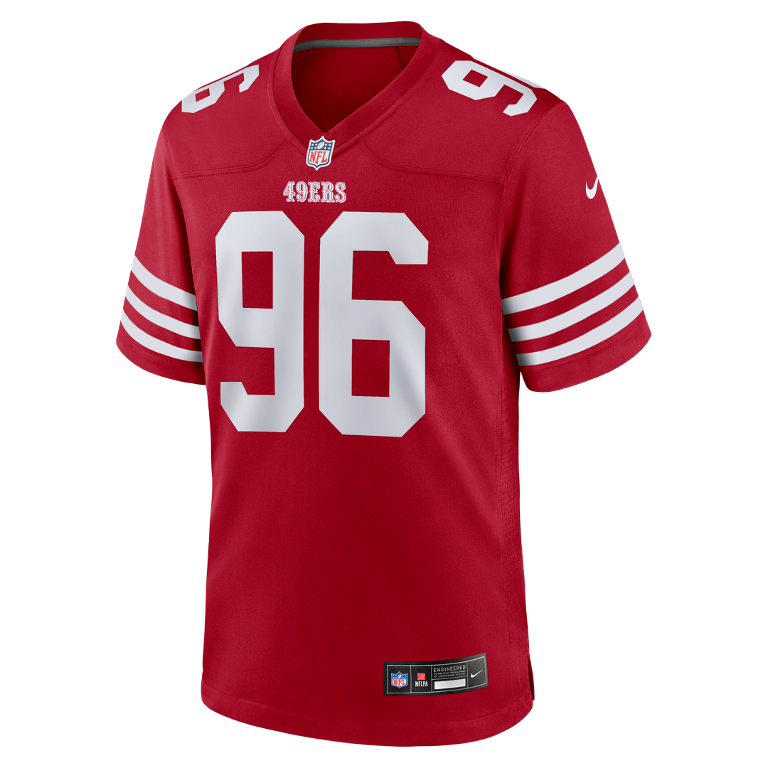 San Francisco 49ers Jordan Jefferson Nike Team Game Jersey - Scarlet
