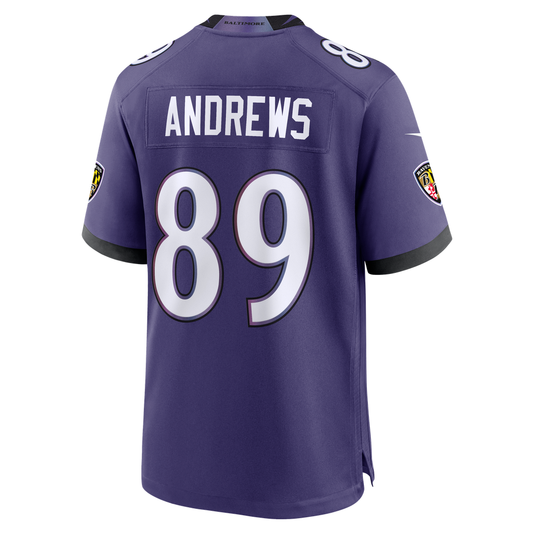 Baltimore Ravens Mark Andrews Nike Alternate Game Jersey - Black
