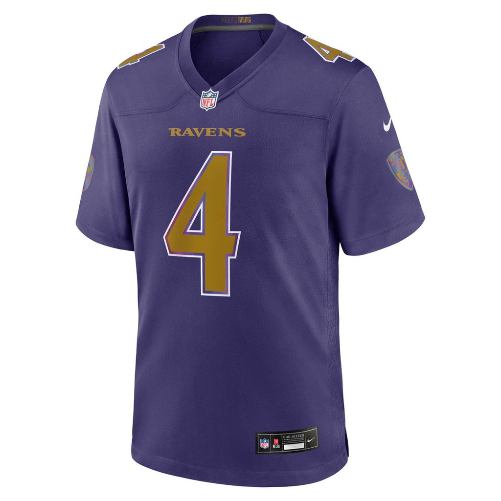 Baltimore Ravens Zay Flowers Nike Alternate Game Jersey - Purple