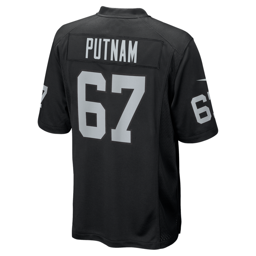 Las Vegas Raiders Will Putnam Nike Team Game Jersey - Black