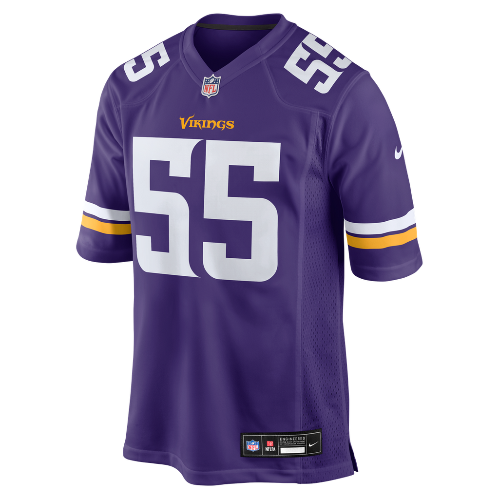 Minnesota Vikings Eric Wilson Nike Team Game Jersey - Purple