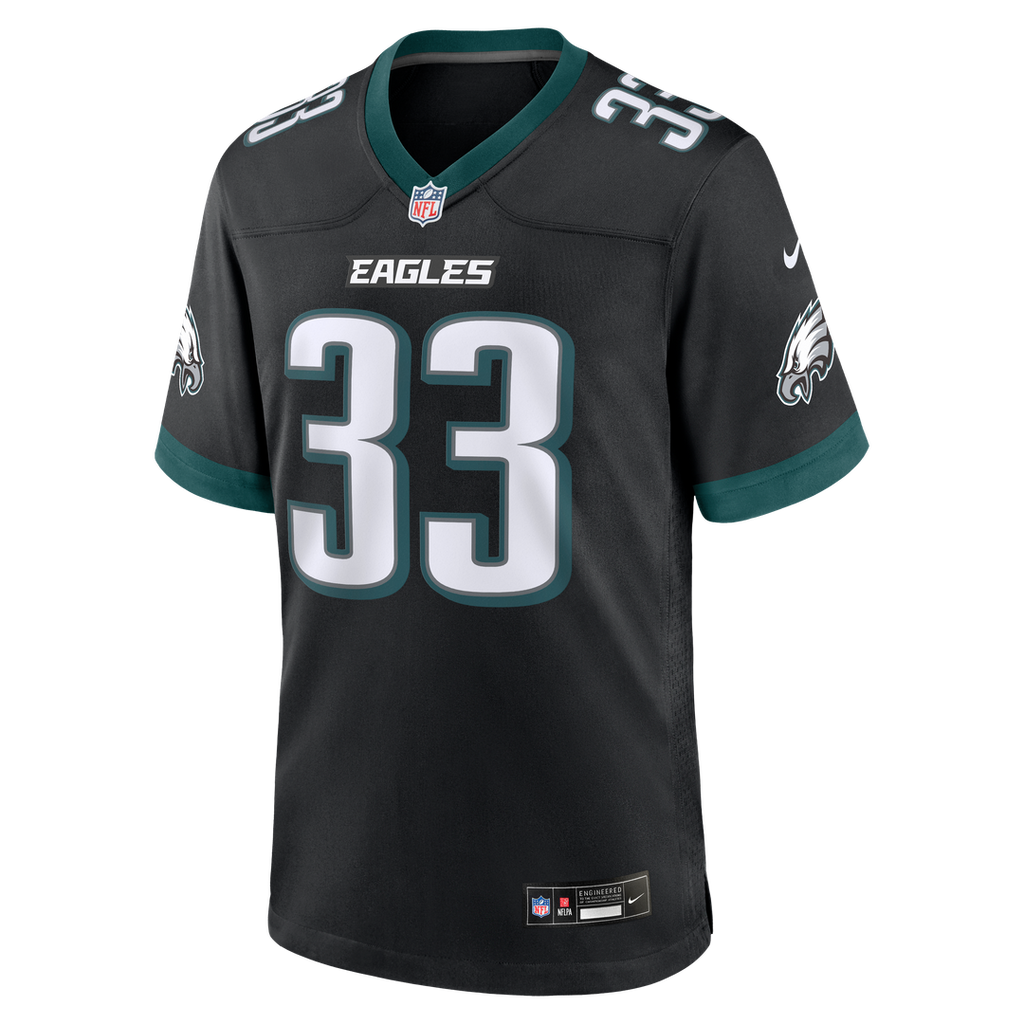 Philadelphia Eagles Cooper DeJean Nike Alternate Game Jersey - Black