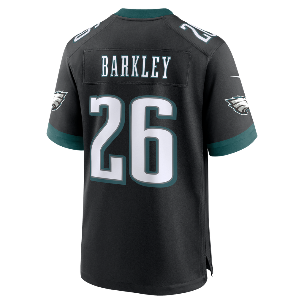 Philadelphia Eagles Saquon Barkley Nike Alternate Game Jersey - Black