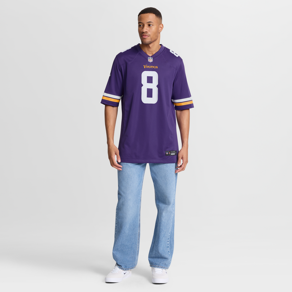 Minnesota Vikings Jeff Okudah Nike Team Game Jersey - Purple