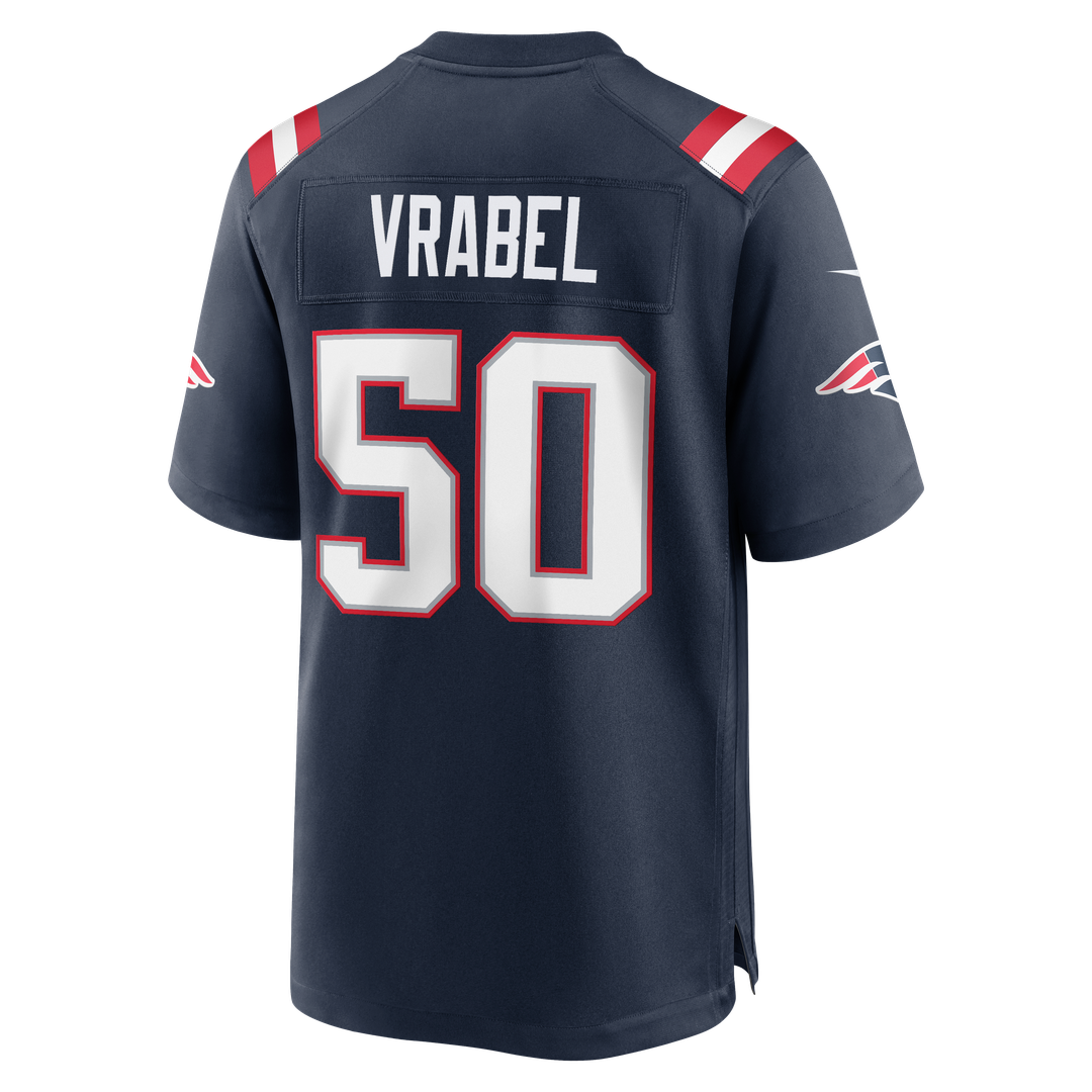 New England Patriots Mike Vrabel Nike Game Retired Player Jersey - Navy