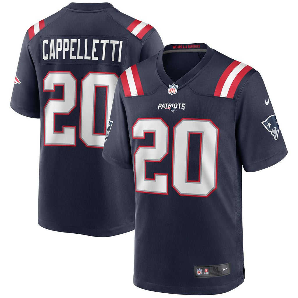 New England Patriots Gino Cappelletti Nike Game Retired Player Jersey - Navy