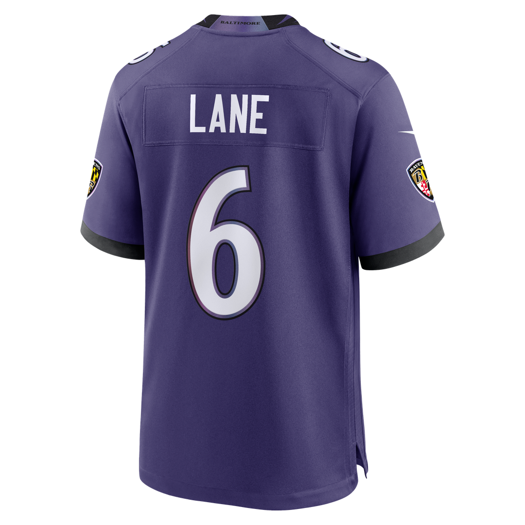 Baltimore Ravens Ja'Kobi Lane Nike Team Game Jersey - Purple
