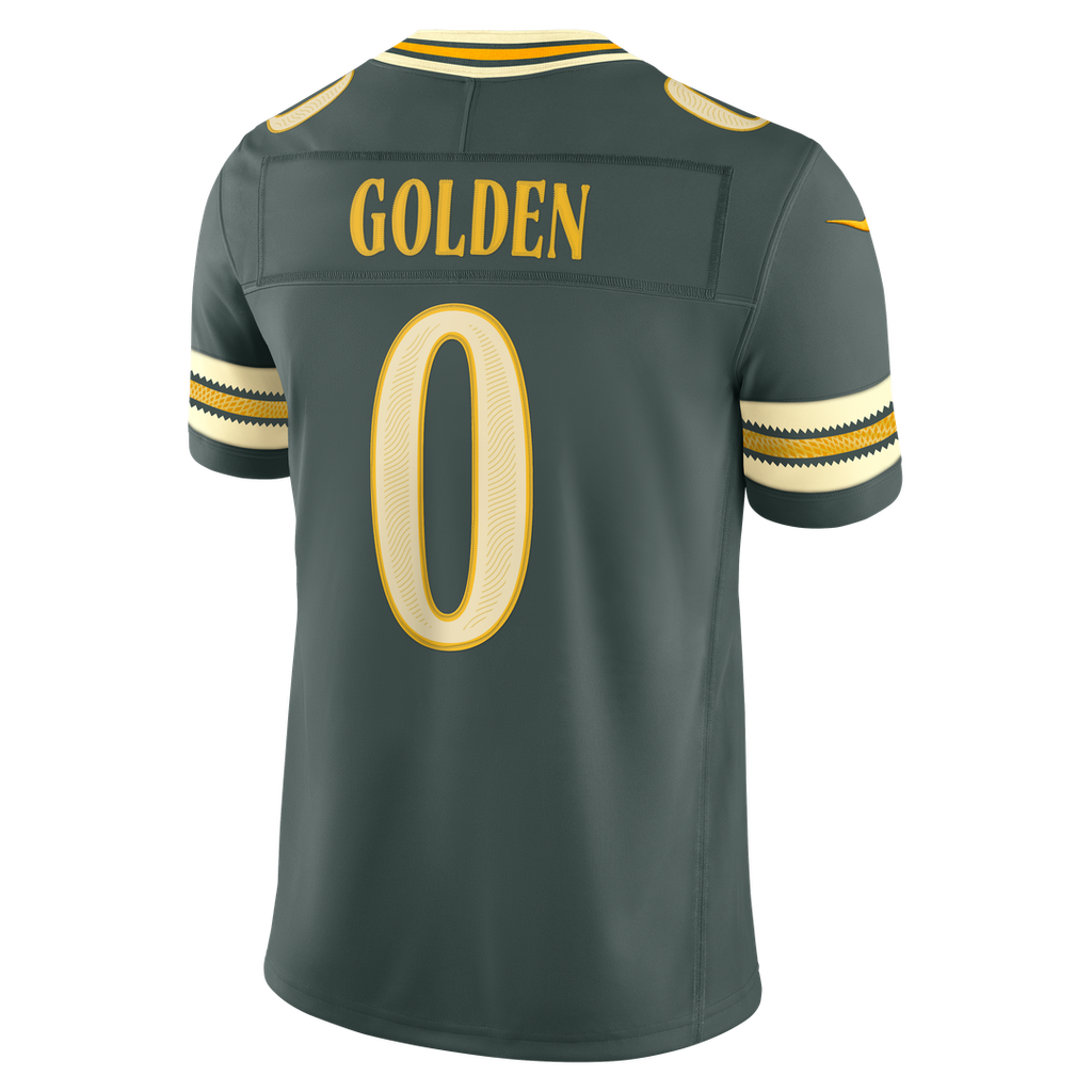 Green Bay Packers Matthew Golden Nike 2026 Rivalries Collection Stitched Limited Jersey - Green
