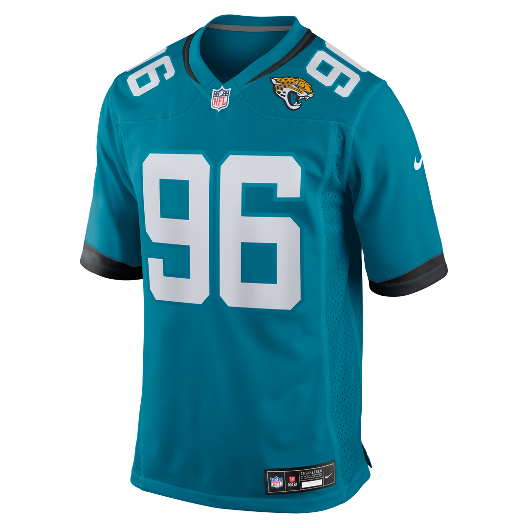 Jacksonville Jaguars Adam Gotsis Nike Game Jersey - Teal