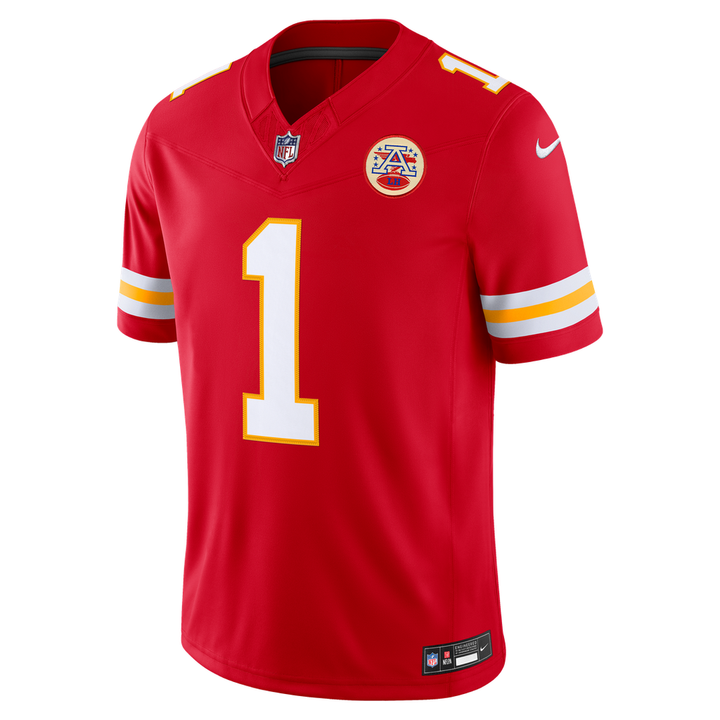 Kansas City Chiefs Xavier Worthy Nike Team Vapor F.U.S.E. Stitched Limited Jersey - Red