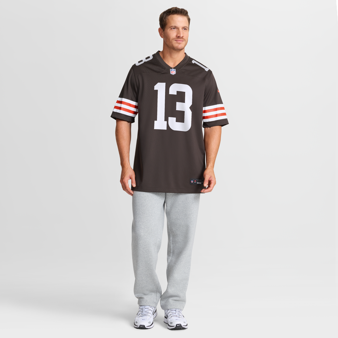 Cleveland Browns Corey Bojorquez Nike Game Jersey - Brown