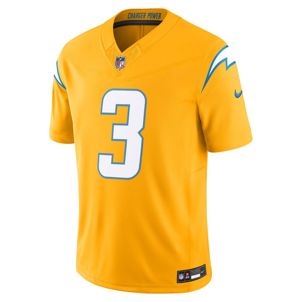 Los Angeles Chargers Derwin James Jr. Nike Alternate Charger Power Vapor F.U.S.E. Limited Jersey - Gold