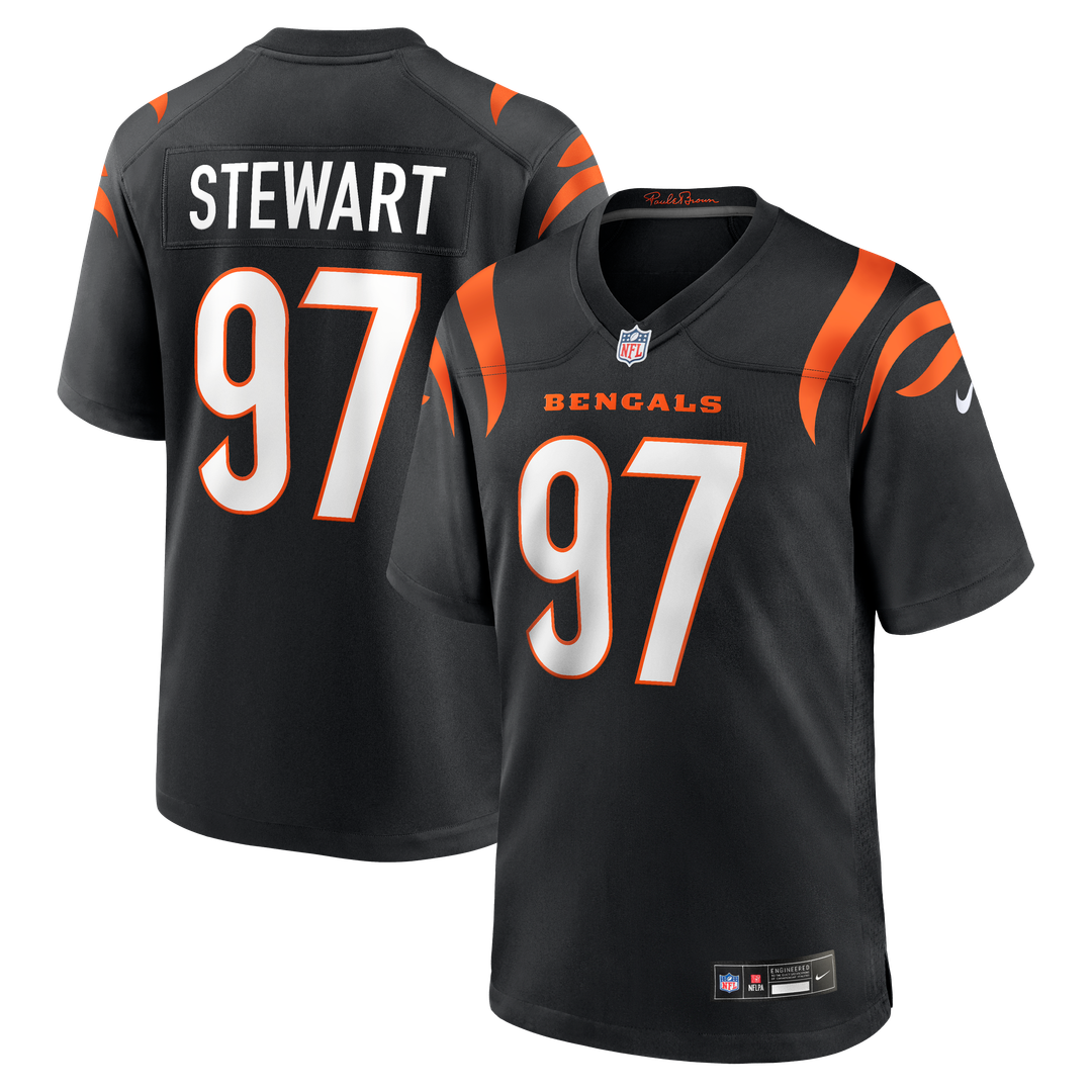 Cincinnati Bengals Shemar Stewart Nike Team Game Jersey - Black