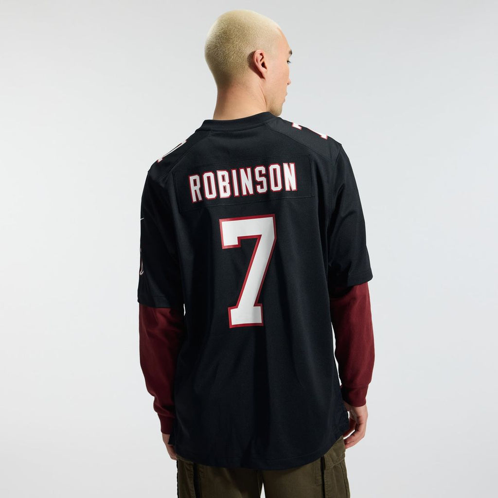 Atlanta Falcons Bijan Robinson Nike Throwback Game Jersey - Black