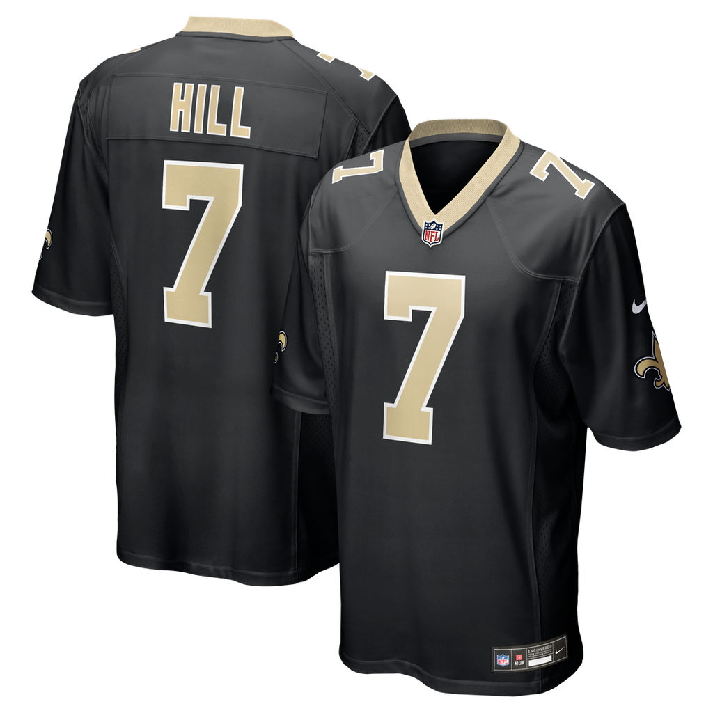 New Orleans Saints Taysom Hill Nike Game Jersey - Black