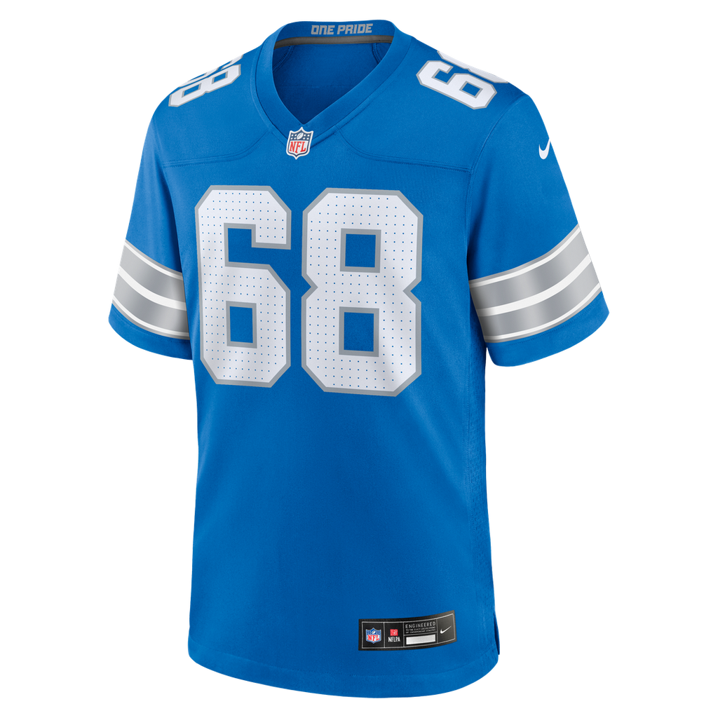 Detroit Lions Taylor Decker Nike Team Game Jersey - Blue