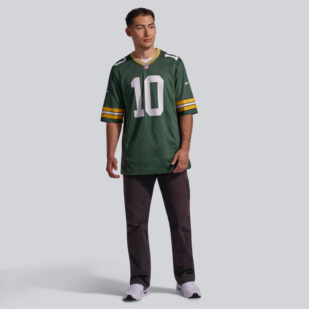Green Bay Packers Jordan Love Nike Player Game Jersey - Green