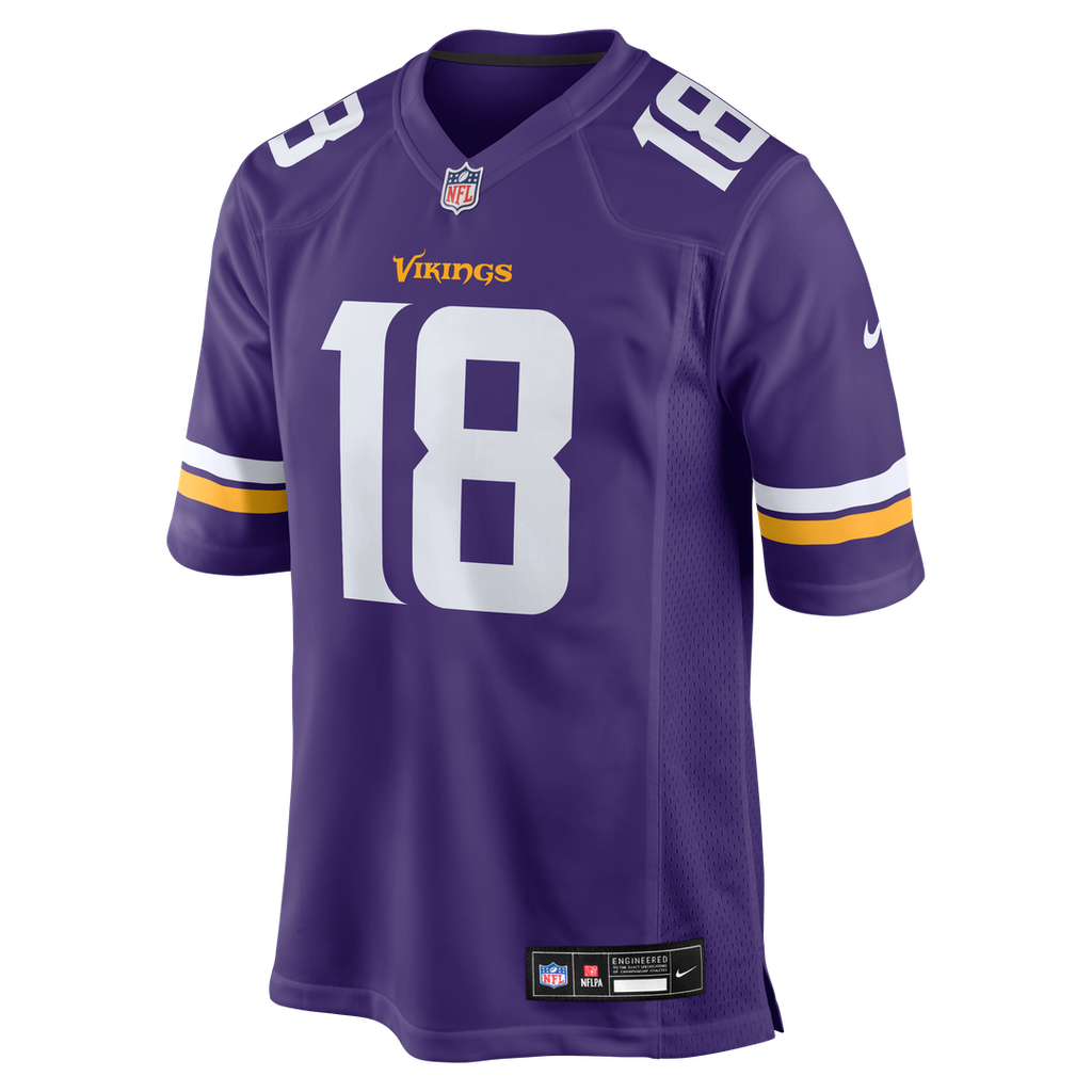 Minnesota Vikings Justin Jefferson Nike Game Jersey - Purple