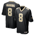 New Orleans Saints Archie Manning Nike Game Retired Player Jersey - Black