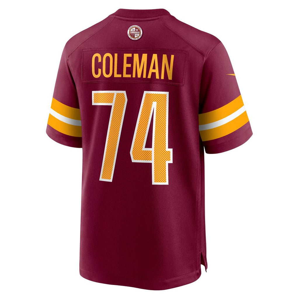Washington Commanders Brandon Coleman Nike Game Jersey - Burgundy