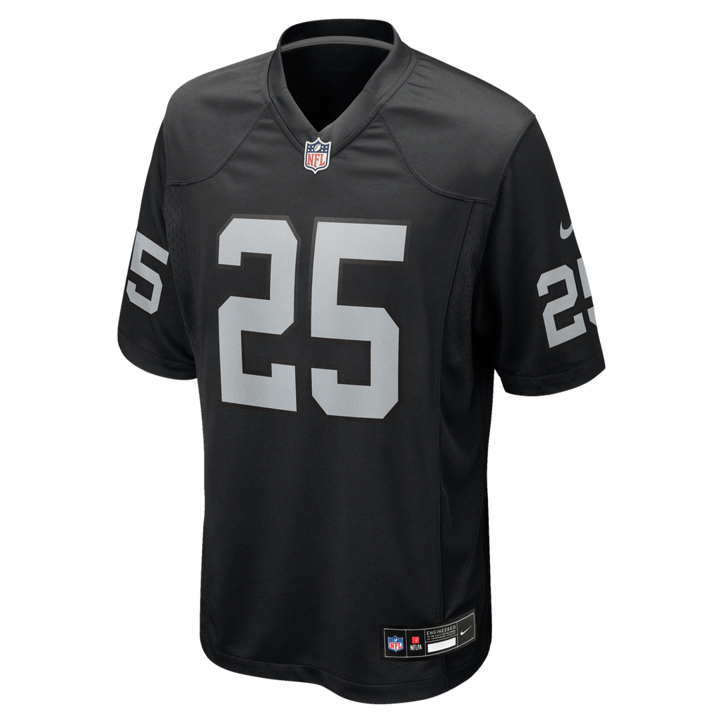 Las Vegas Raiders Decamerion Richardson Nike Team Game Jersey - Black