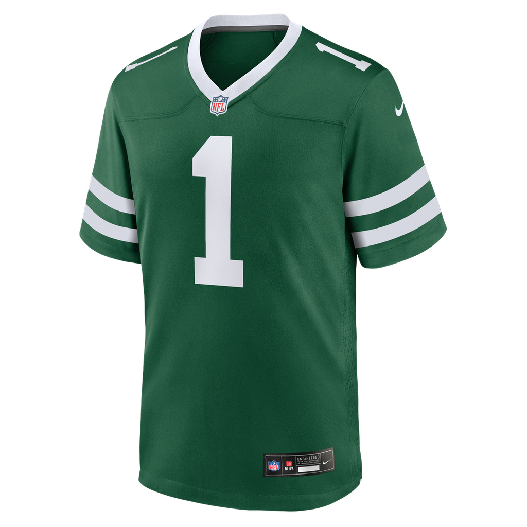 New York Jets David Bailey Nike Alternate Game Player Jersey - Legacy Black