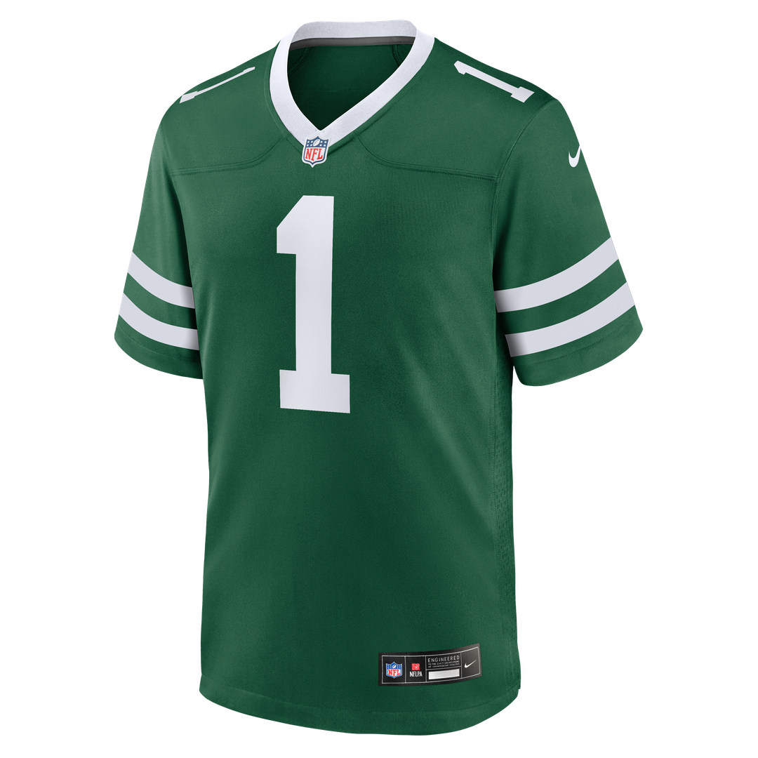 New York Jets David Bailey Nike Alternate Game Player Jersey - Legacy Black