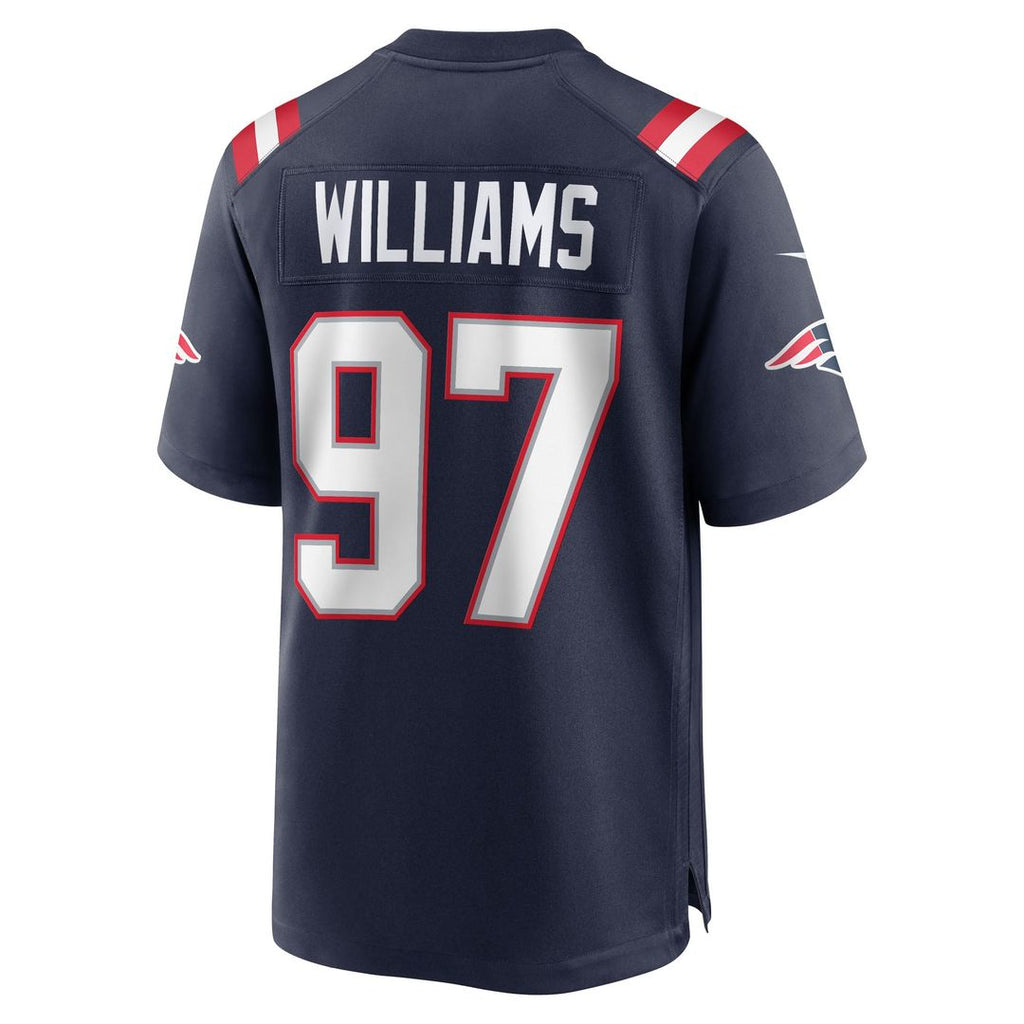 New England Patriots Milton Williams Nike Game Player Jersey - Navy