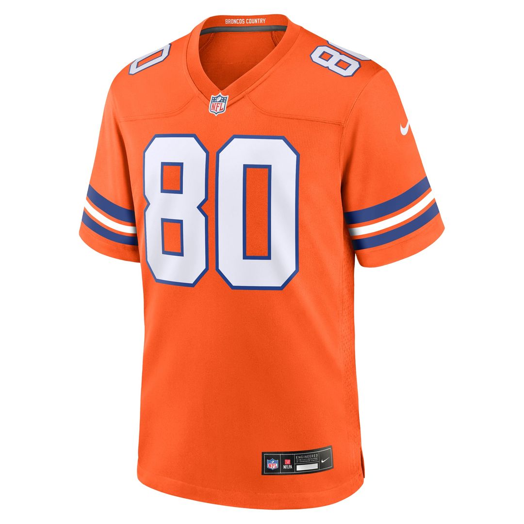 Denver Broncos Rod Smith Nike Retired Player Alternate Game Jersey - Orange