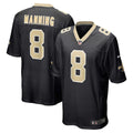New Orleans Saints Archie Manning Nike Retired Player Game Jersey - Black