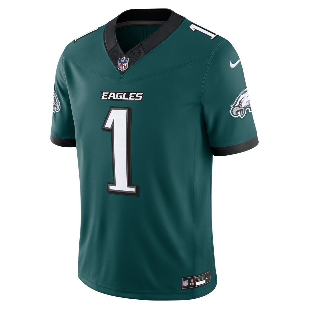 Philadelphia Eagles Jalen Hurts Nike Team Vapor F.U.S.E. Stitched Limited Jersey - Midnight Green