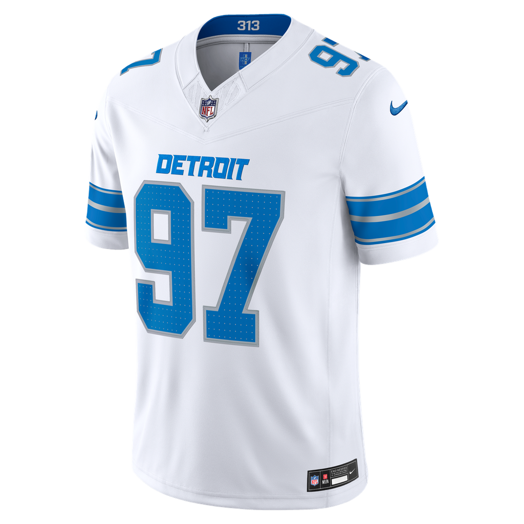 Detroit Lions Aidan Hutchinson Nike Alternate Vapor F.U.S.E. Stitched Limited Jersey - Black
