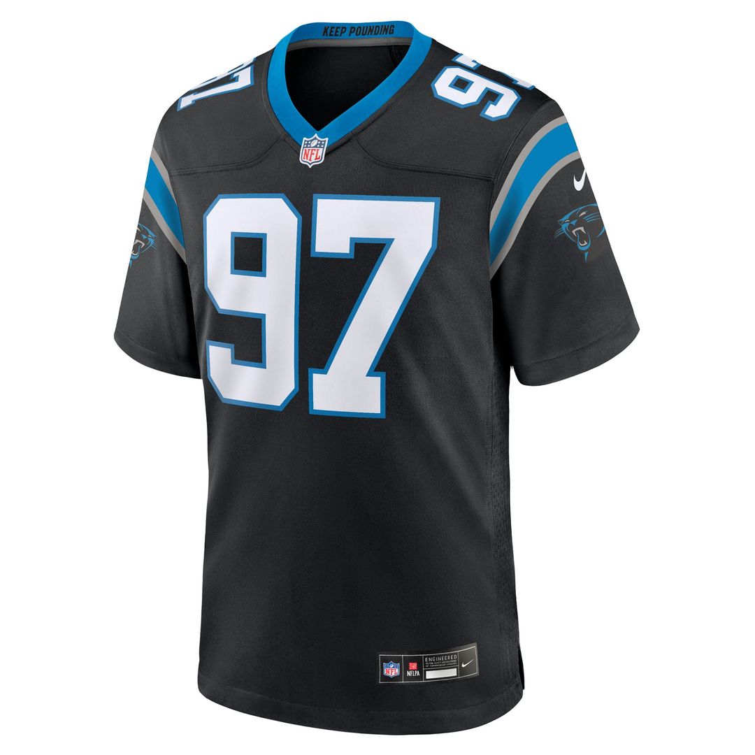 Carolina Panthers Bobby Brown III Nike Team Game Jersey - Black