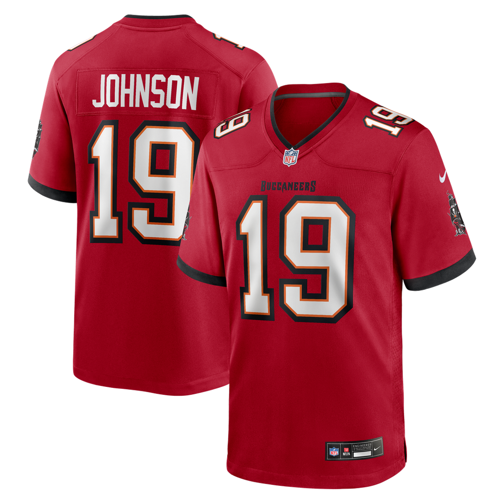 Tampa Bay Buccaneers Keyshawn Johnson Nike Game Retired Player Jersey - Red
