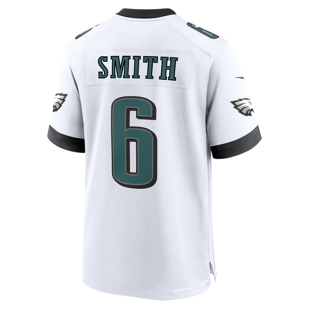 Philadelphia Eagles DeVonta Smith Nike Game Jersey - White