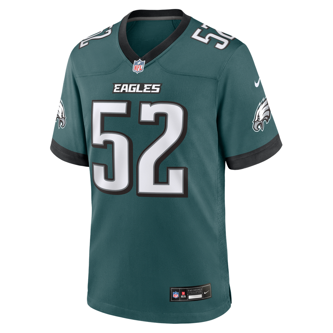 Philadelphia Eagles Jonathan Greenard Nike Team Game Jersey - Midnight Green