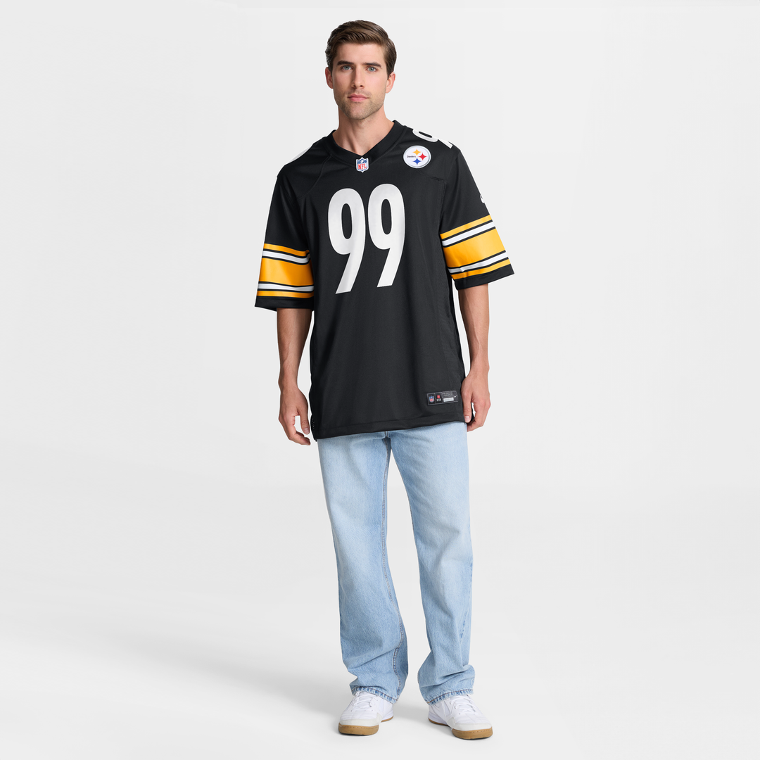 Pittsburgh Steelers Derrick Harmon Nike Game Player Jersey - Black