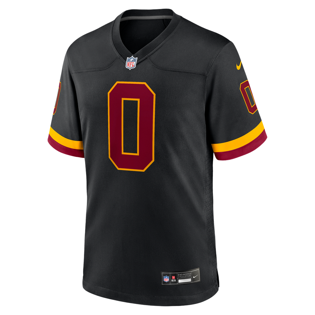 Washington Commanders Mike Sainristil Nike Hail Raiser Alternate Game Jersey - Black