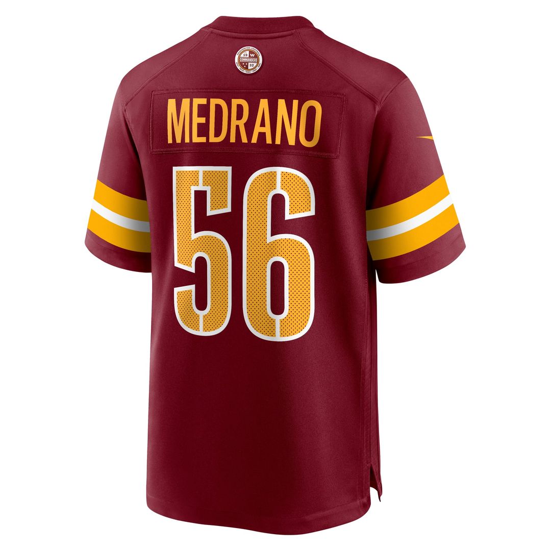 Washington Commanders Kain Medrano Nike Team Game Jersey - Burgundy