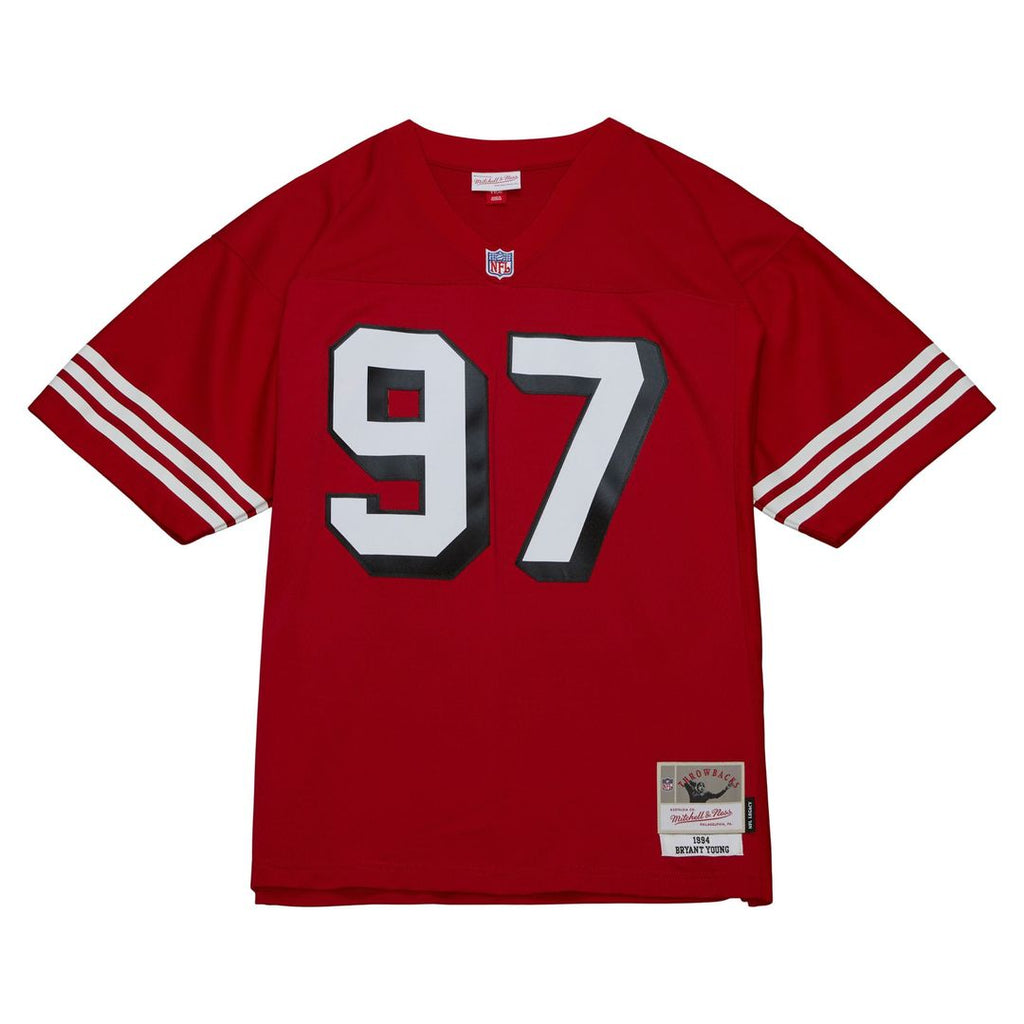 San Francisco 49ers Bryant Young Mitchell & Ness Legacy Replica Jersey - Scarlet