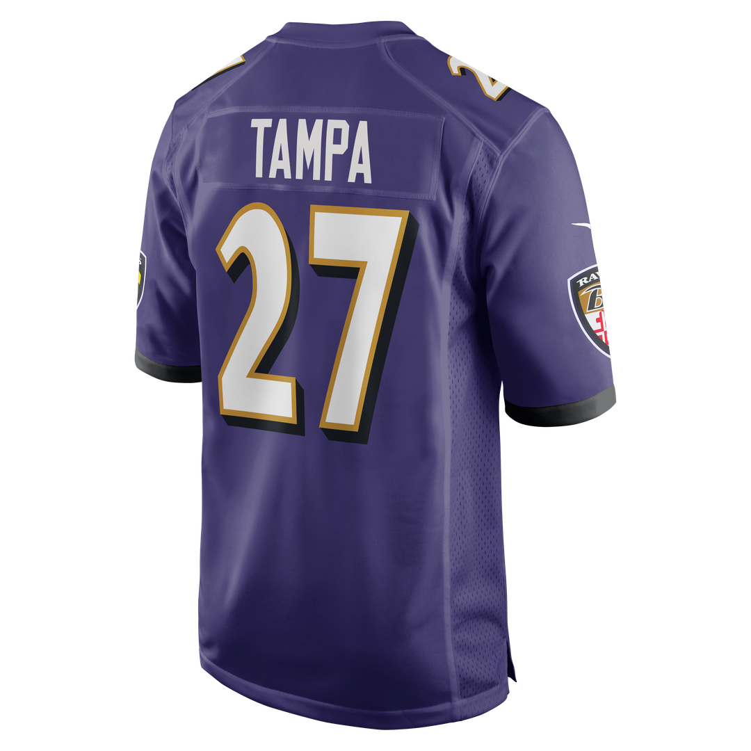 Baltimore Ravens T.J. Tampa Nike Team Game Jersey - Purple