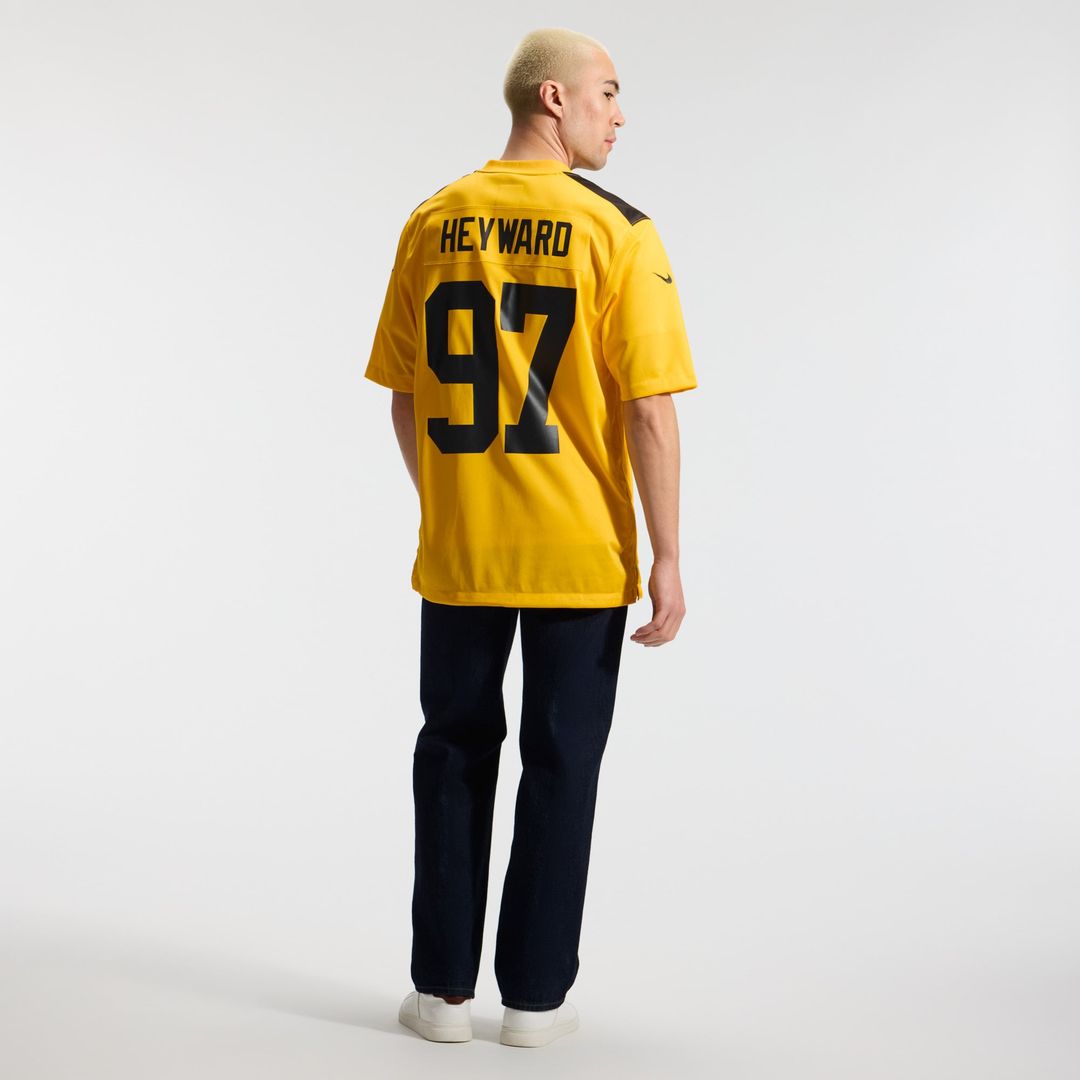 Pittsburgh Steelers Cameron Heyward Nike Alternate 1933 Throwback Game Jersey - Gold