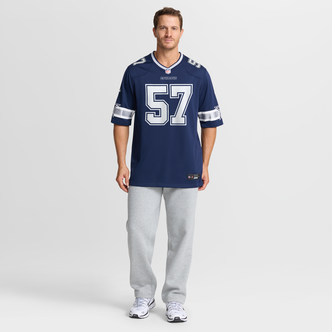 Dallas Cowboys Malachi Lawrence Nike Team Game Jersey - Navy