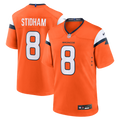 Denver Broncos Jarrett Stidham Nike Team Game Jersey - Orange