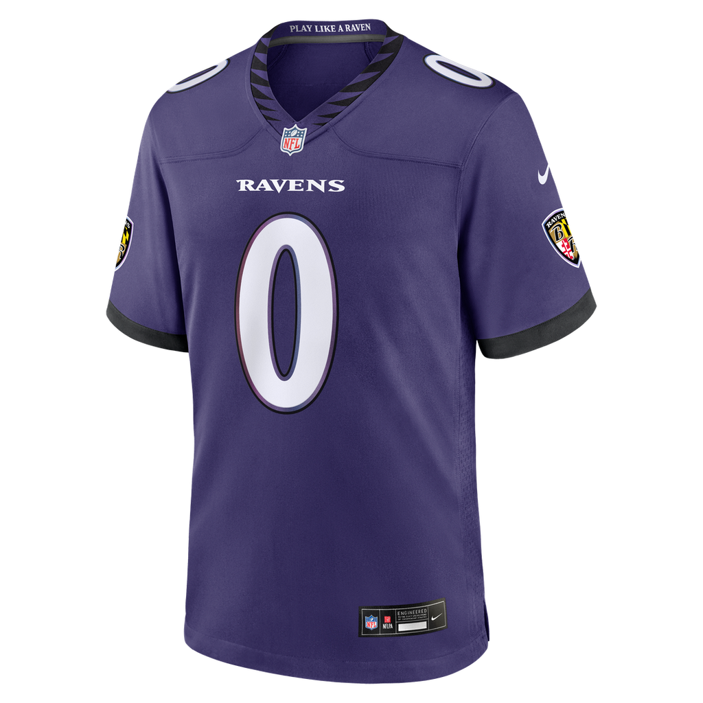 Baltimore Ravens Roquan Smith Nike Team Game Jersey - Purple