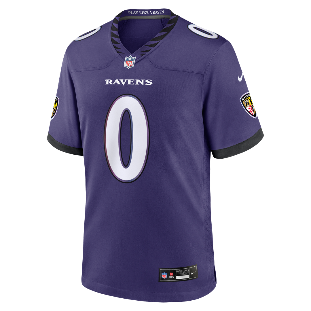 Baltimore Ravens Roquan Smith Nike Team Game Jersey - Purple
