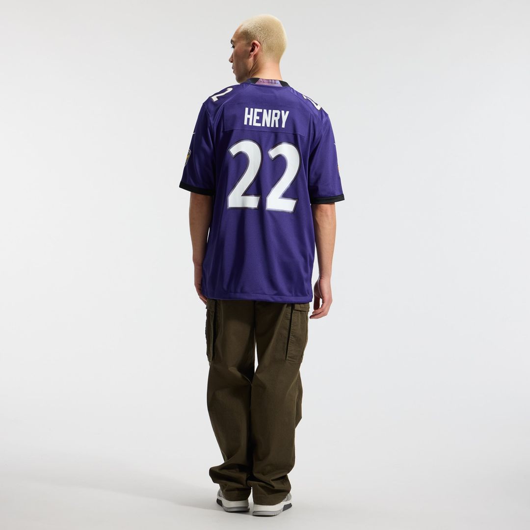 Baltimore Ravens Derrick Henry Nike Team Game Jersey - Purple