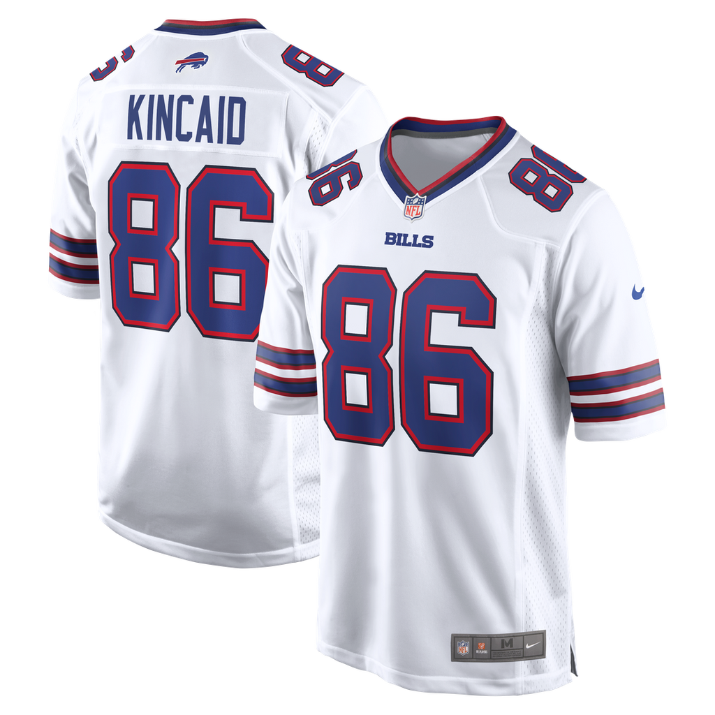 Buffalo Bills Dalton Kincaid Nike Game Jersey - White