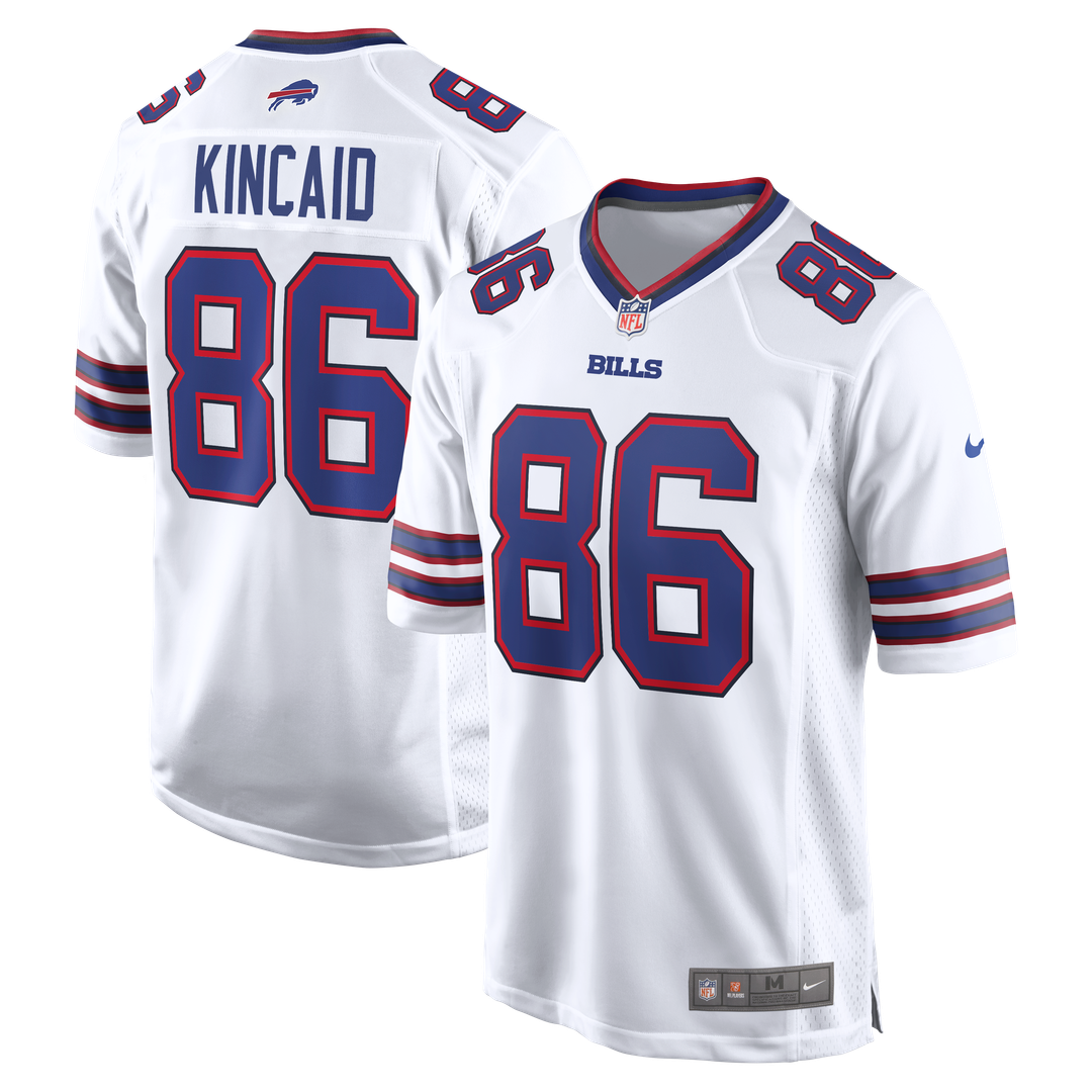 Buffalo Bills Dalton Kincaid Nike Game Jersey - White
