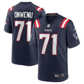 New England Patriots Mike Onwenu Nike Team Game Jersey - Navy